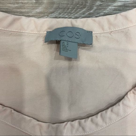 COS Oversized Cotton Blend Top - Picture 7 of 8